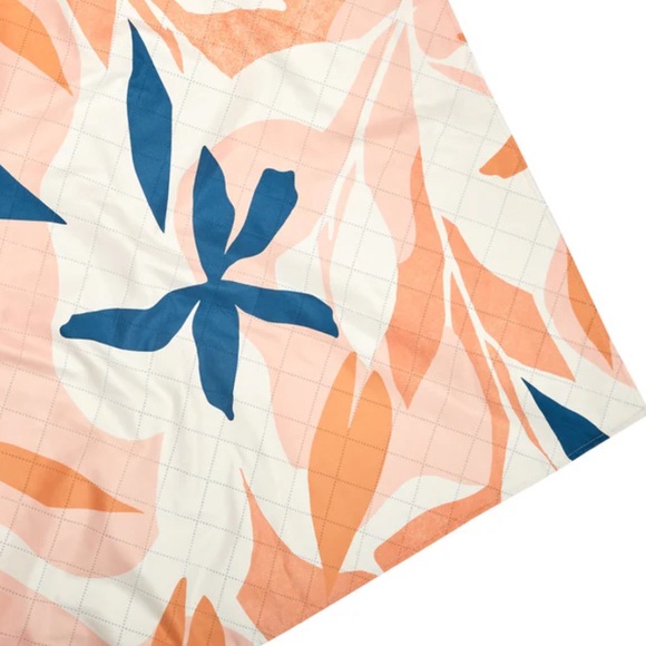 waterproof Terracotta Tropics picnic blanket/sz X-L-NWT-100% recycled materials - Picture 13 of 16